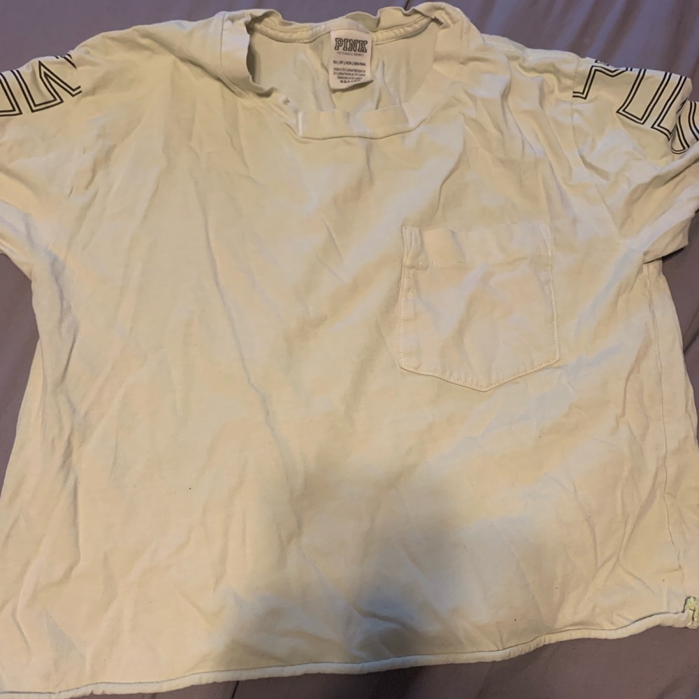 pink vs crop top size xs!!